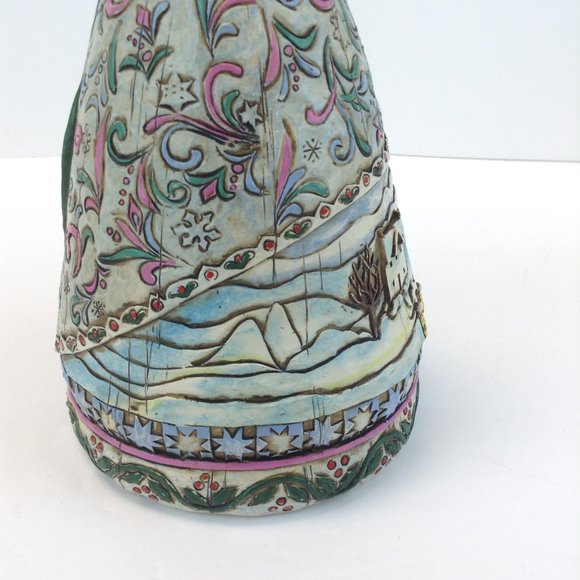 Jim Shore 2004 Heartwood Creek Angel "Landscape Sleeps" Winter Scene - Picture 10 of 15